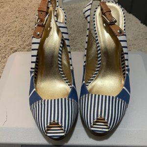 Coach sling back heels